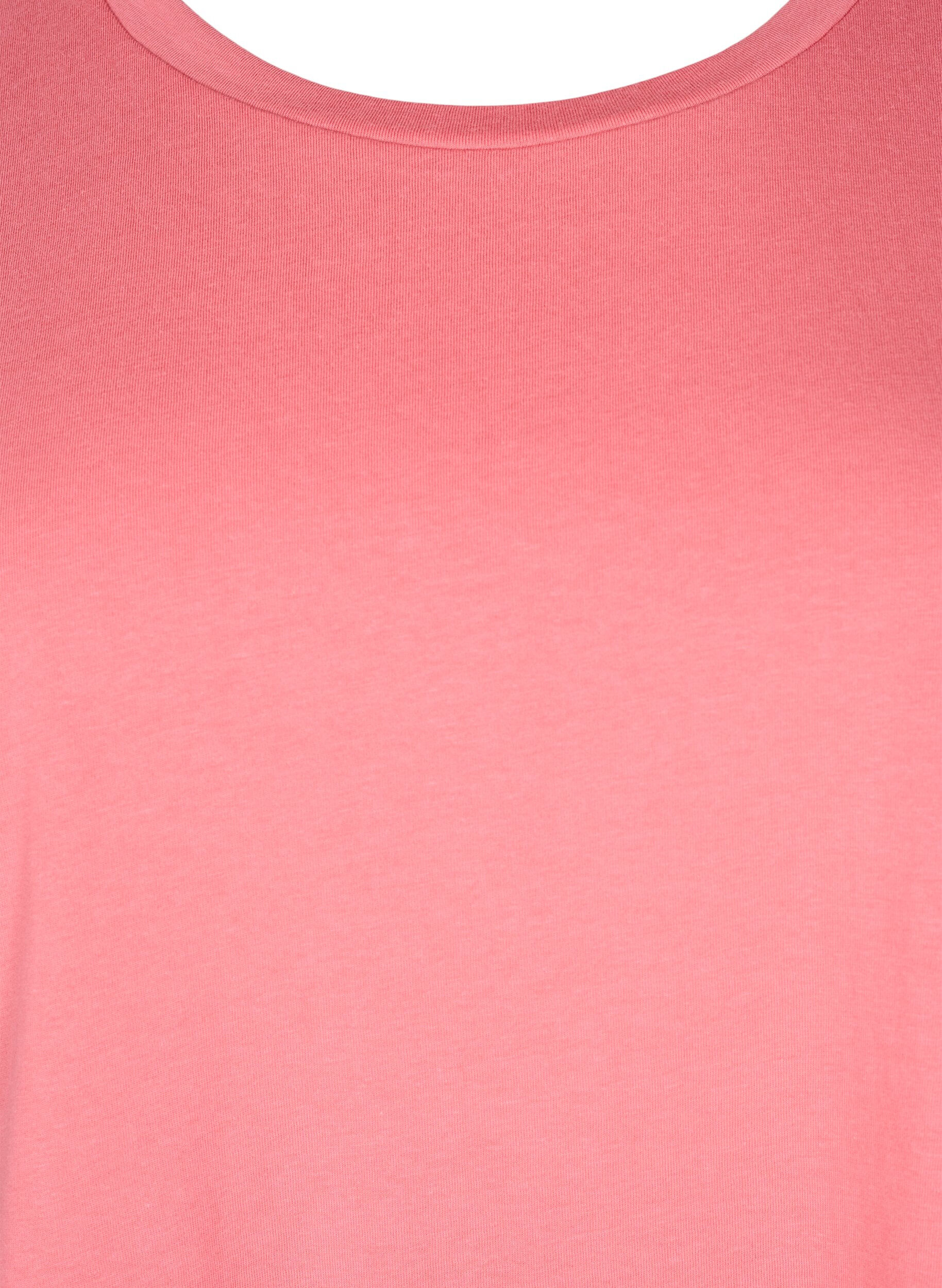 ZizziT-shirt &agrave; manches courtes en m&eacute;lange de coton, Rose, Packshot image number 2