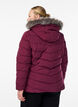 Veste courte &agrave; capuche, Bordeaux fonc&eacute;, Model image number 2