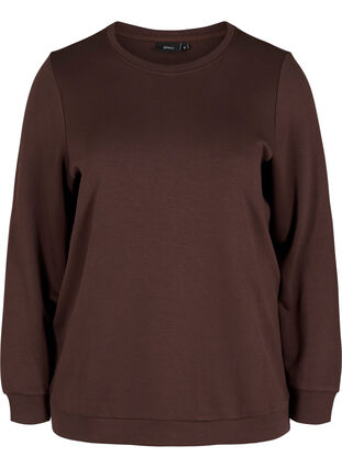 Sweatshirt met ronde hals en lange mouwen, Molé, Packshot image number 0