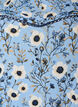 Bloemenblouse met korte mouwen, Blauw, Packshot image number 2