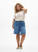 T-shirt met print, Vanille, Model image number 1