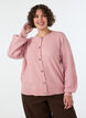 Cardigan en maille douce avec boutons dor&eacute;s, Rose poudr&eacute;e, Model image number 0