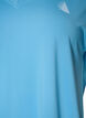 T-shirt de sport ample avec col en v, Bleu Clair, Packshot image number 2