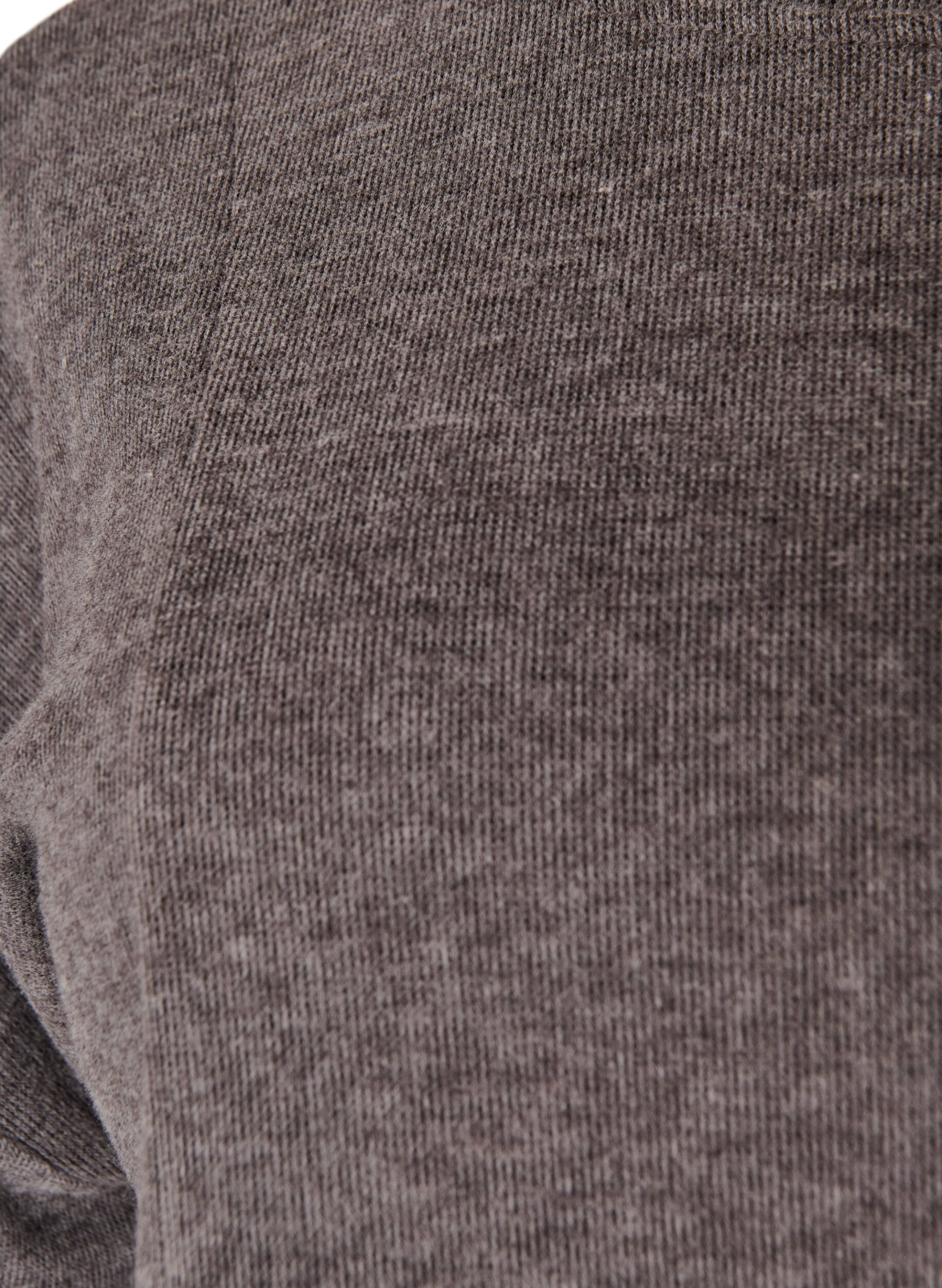 ZizziA-lijn jersey blouse met mouwen tot de elleboog, Grijs, Packshot image number 2