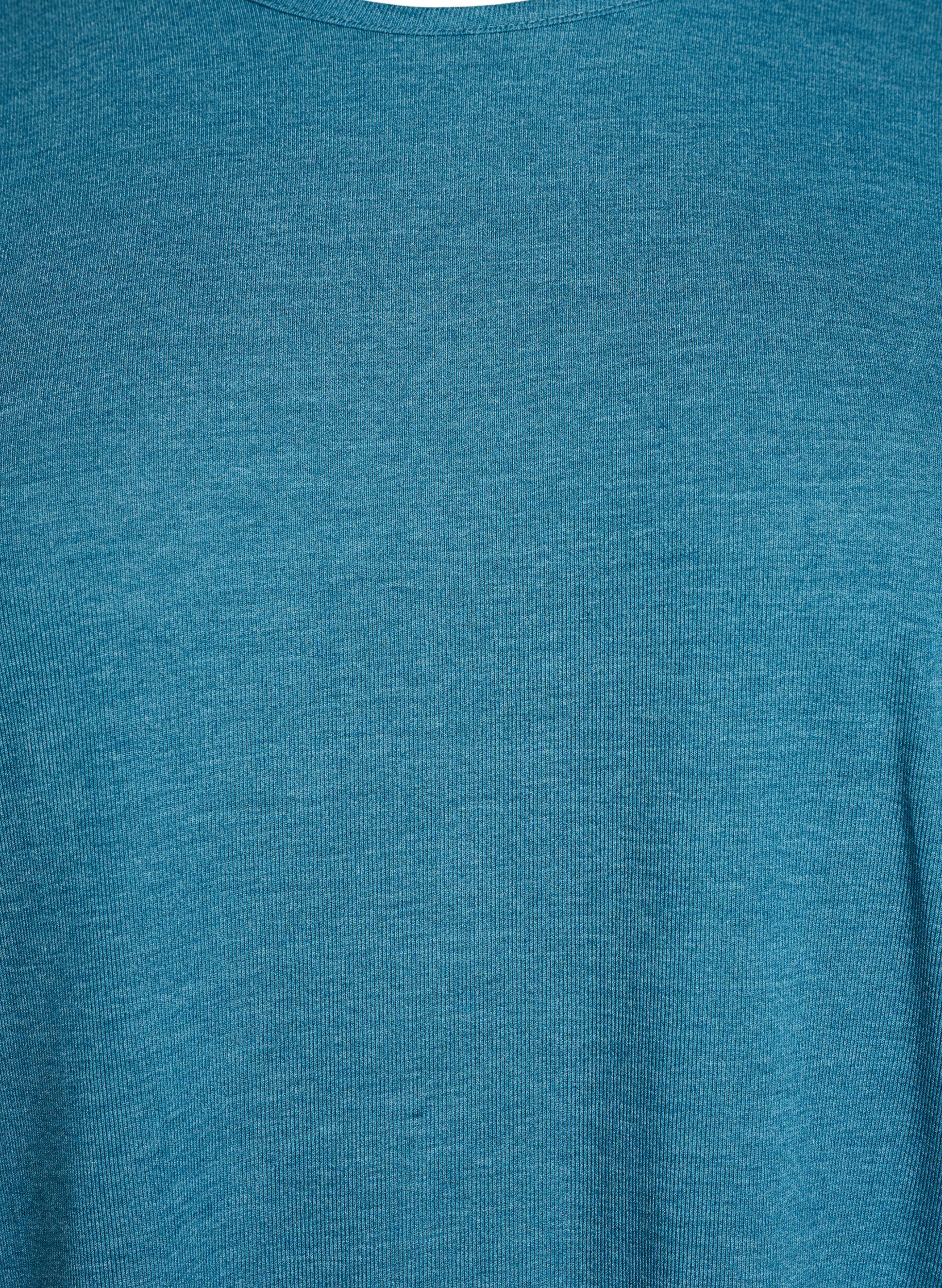 ZizziBlouse en jersey avec manches 3/4, Bleu, Packshot image number 2