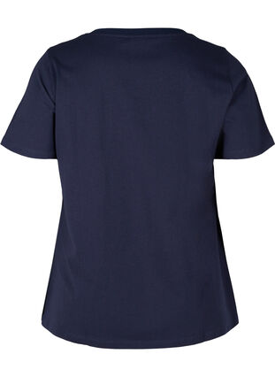T-shirt de Noël en coton, Night Sky Pingvin, Packshot image number 1