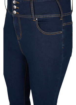 Super slim Bea jeans met extra hoge taille, Unwashed, Packshot image number 2