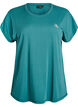 T-shirt de sport couleur unie, Bleu p&eacute;trole, Packshot image number 0