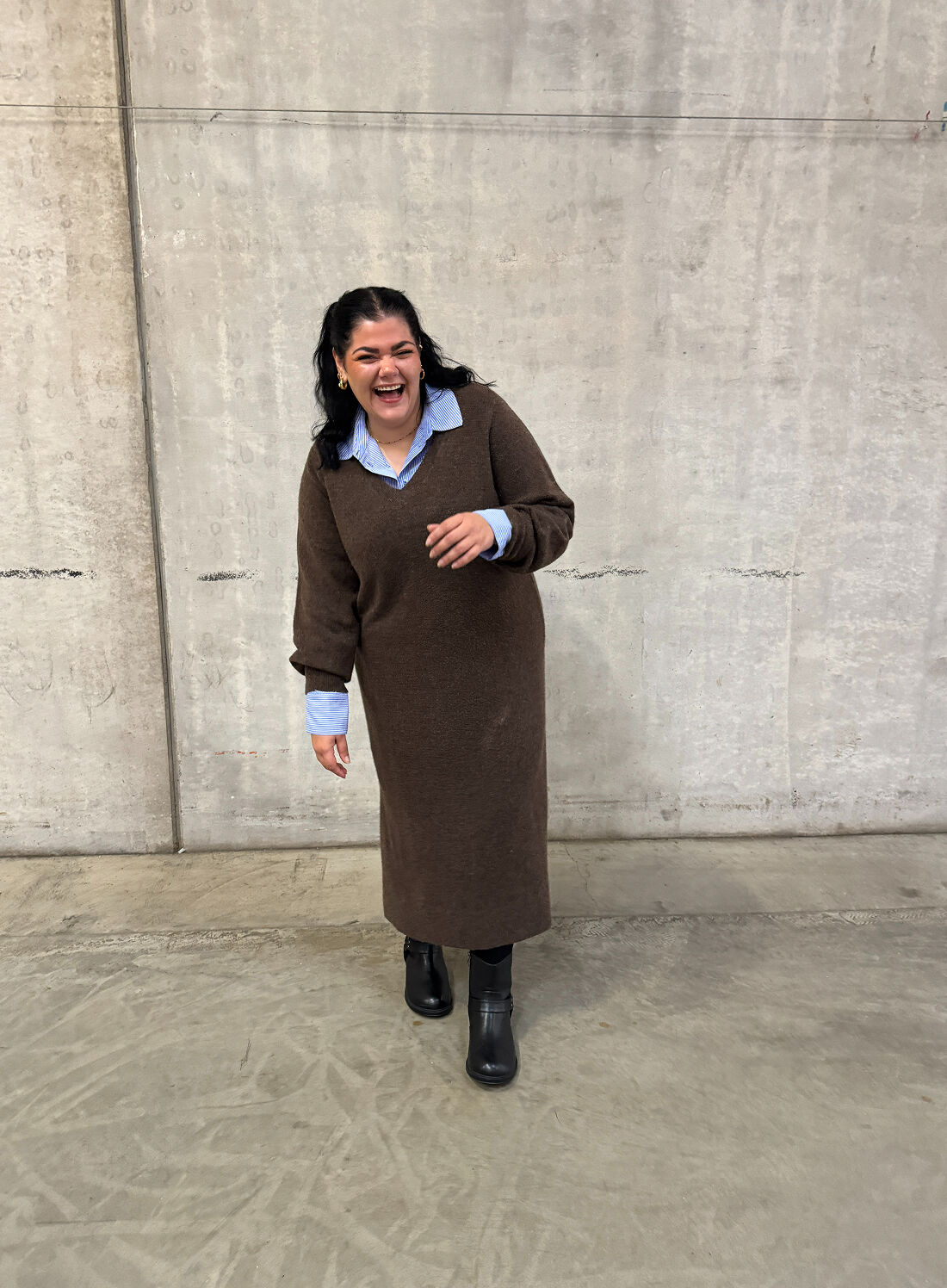 Zizzi Nuances brunes et bleues, , Model