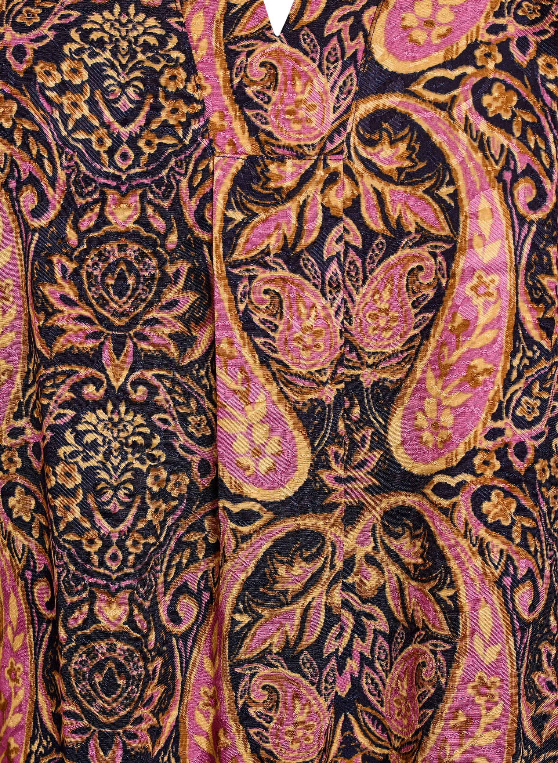 ZizziBlouse met paisley print en 3/4 mouwen, Blauw, Packshot image number 2