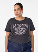 T-shirt imprim&eacute;, Gris, Model image number 0
