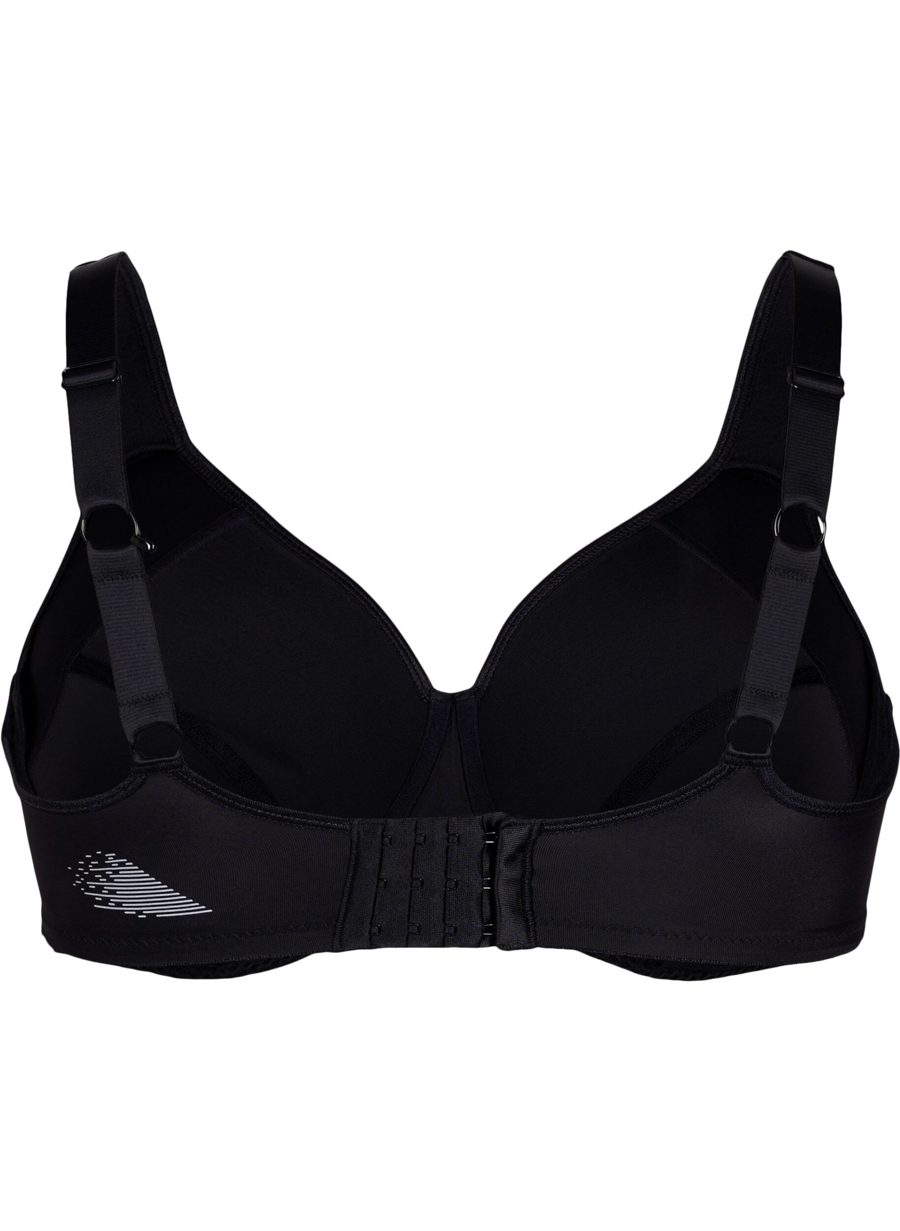 Zizzi Soutien-gorge de sport avec armature, Noir, Packshot image number 1