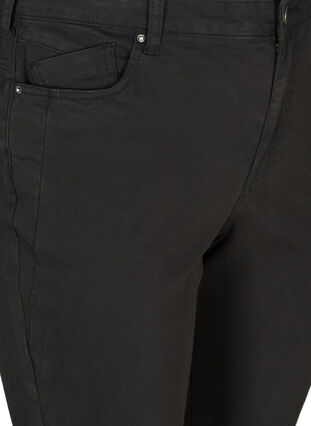 Extra slim fit Nille jeans met hoge taille, Black, Packshot image number 2