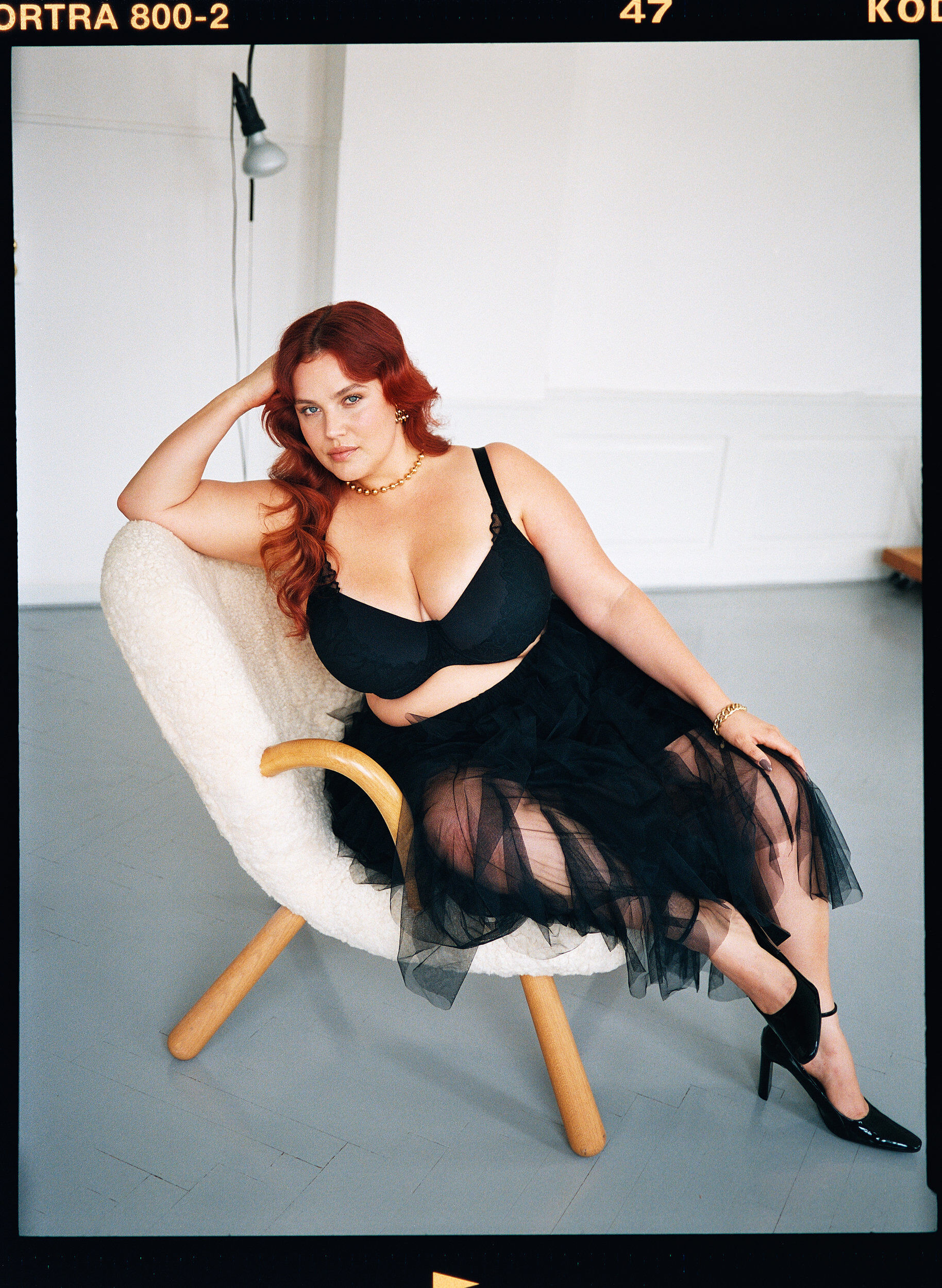 Zizzi Soutien-gorge rembourr&eacute; en dentelle, Noir, Image image number 0