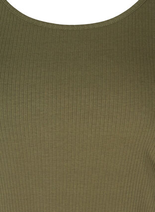 Robe à manches courtes en qualité côtelée, Ivy Green, Packshot image number 2