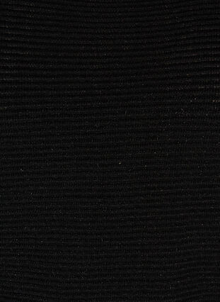 Gebreide trui met glitter, Black w/black lurex, Packshot image number 2