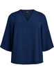 FLASH - Blouse met 3/4 mouwen, Blauw, Packshot image number 0