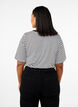 T-shirt avec TENCEL&trade; Lyocell et rayures, Blanc, Model image number 1