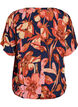 Blouse en viscose &agrave; imprim&eacute; floral et manches courtes, 9990, Packshot image number 1