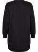 Robe sweat ample avec des poches, Noir, Packshot image number 1