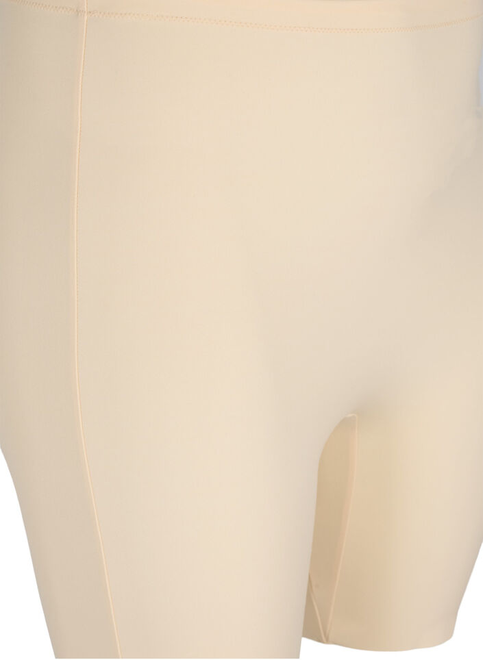 Short shapewear léger à taille haute, Beige, Packshot image number 2