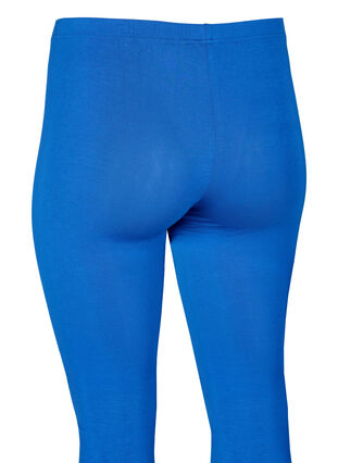 Basic legging in viscose, Monaco Blue, Packshot image number 3