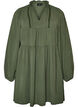 Robe coupe &eacute;vas&eacute;e avec une taille empire, Vert, Packshot image number 0