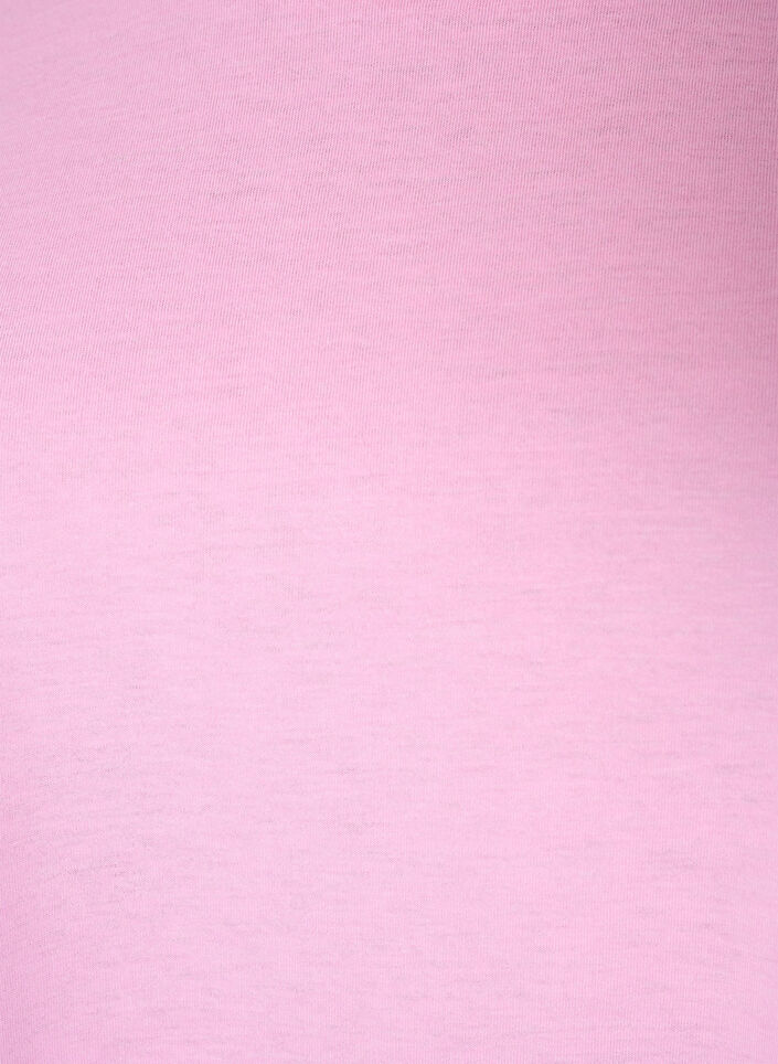 T-shirt met korte mouwen van katoenmix, Roze, Packshot image number 2