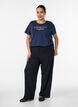 T-shirt imprim&eacute;, Bleu, Model image number 1