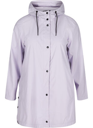 Manteau de pluie avec capuche et poches, Pastel Lilac, Packshot image number 0