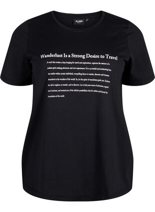 FLASH – T-shirt imprimé, Black Wanderlust, Packshot image number 0