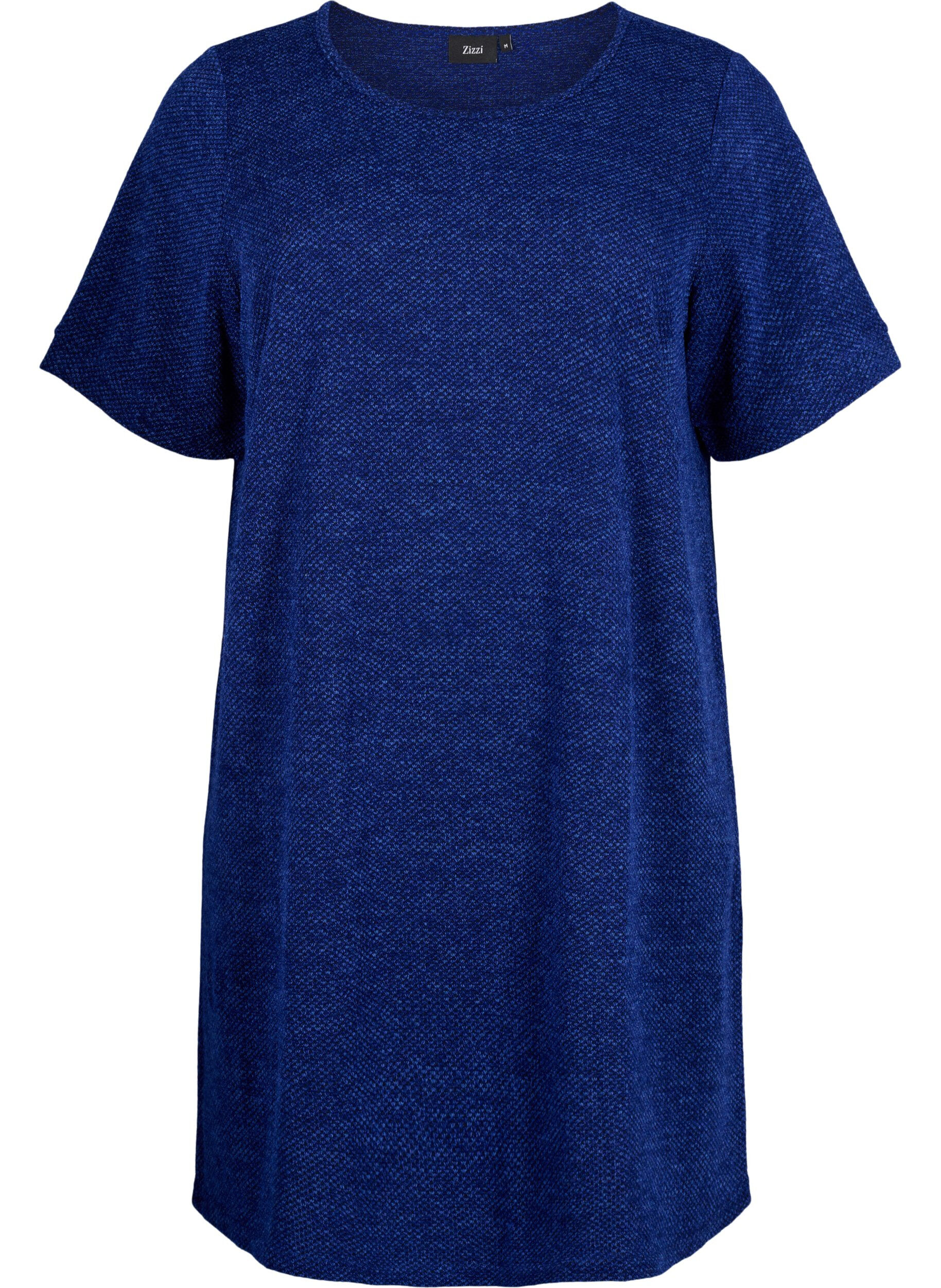 Zizzi Robe t-shirt &agrave; manches courtes, Sodalite Blue, Packshot image number 0