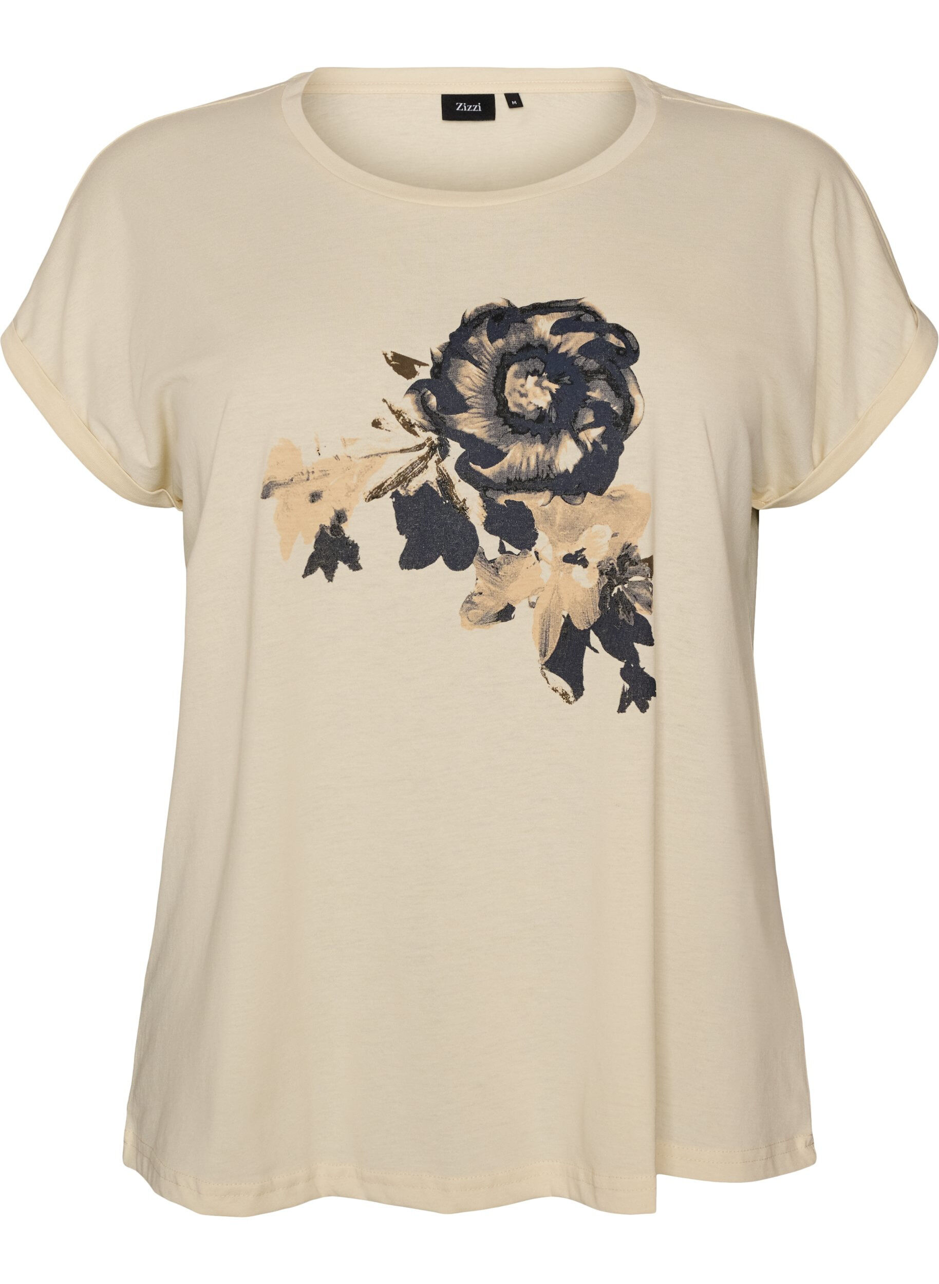 T-shirt avec imprim&eacute; d&eacute;coratif sur le devant