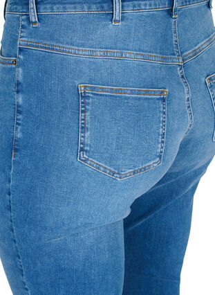 Bea jeans met extra hoge taille, Blue denim, Packshot image number 3