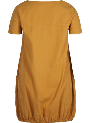 Comfortabele jurk, Golden Yellow, Packshot image number 1