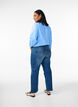 High-waisted Gemma jeans met een regular fit, Blauw, Model image number 1