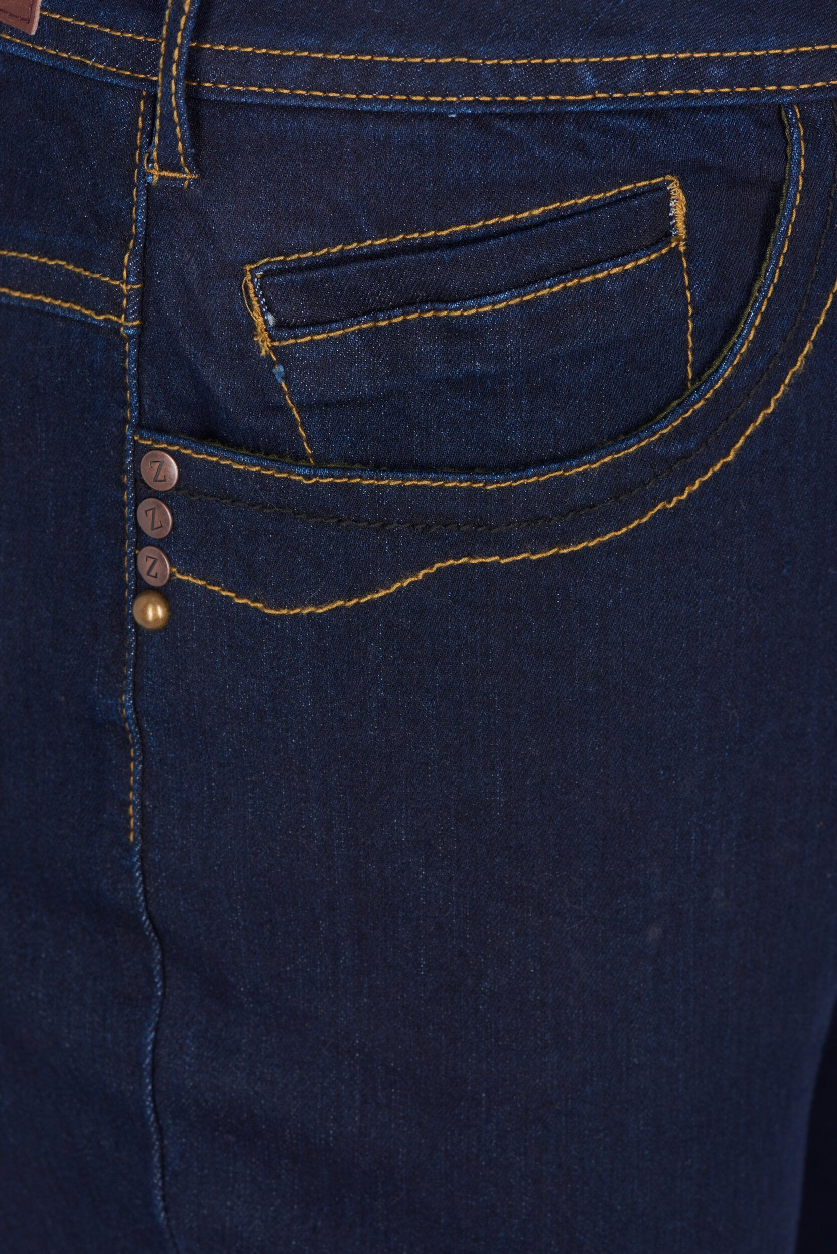 ZizziSlim fit Vilma jeans met hoge taille, Blauw, Packshot image number 2