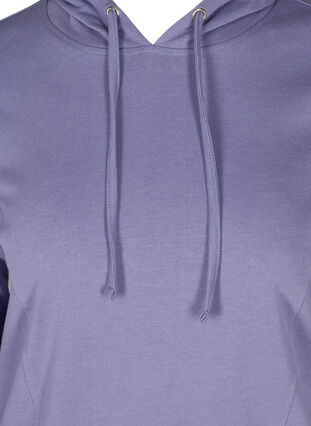 Sweatshirt met capuchon en geribbelde randen, Boungainvillea, Packshot image number 2