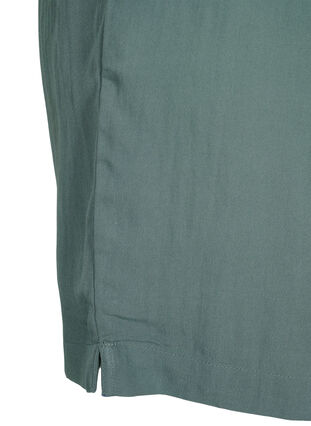 Los vallende korte broek van viscose, Balsam Green, Packshot image number 2