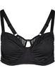 Soutien-gorge à armatures avec détail au dos, Black, Packshot image number 0