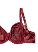 Soutien-gorge embo&icirc;tant en microfibre brillante, Bordeaux fonc&eacute;, Packshot image number 3