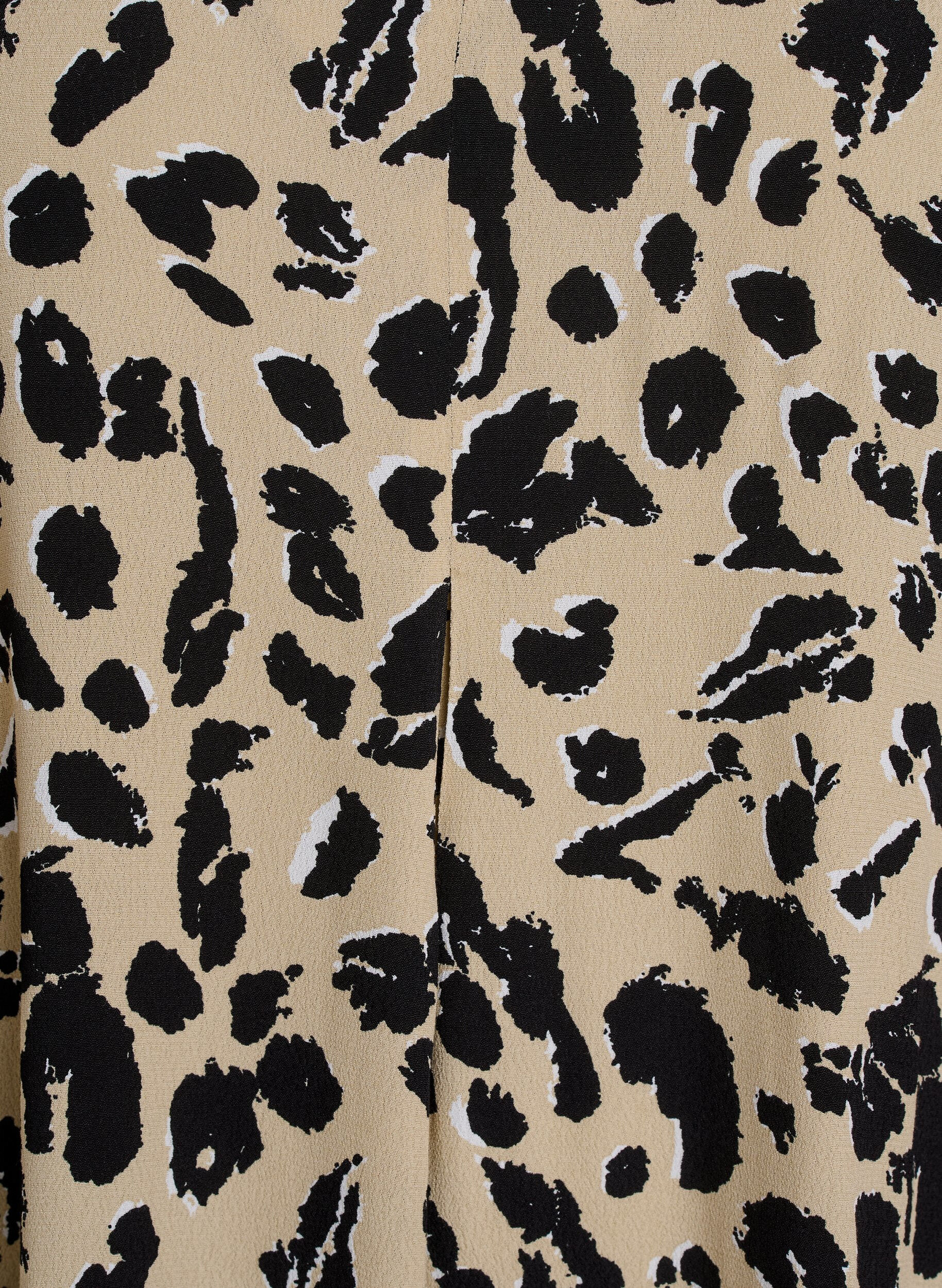 ZizziA-lijn jurk van viscose, Beige, Packshot image number 2