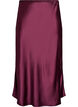 Jupe midi en satin, Bordeaux foncé, Packshot image number 0