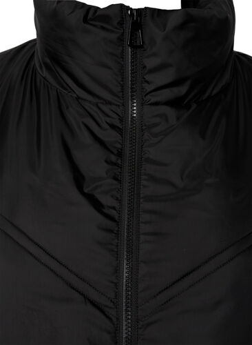 Lange puffer winterjas, Black, Packshot image number 2