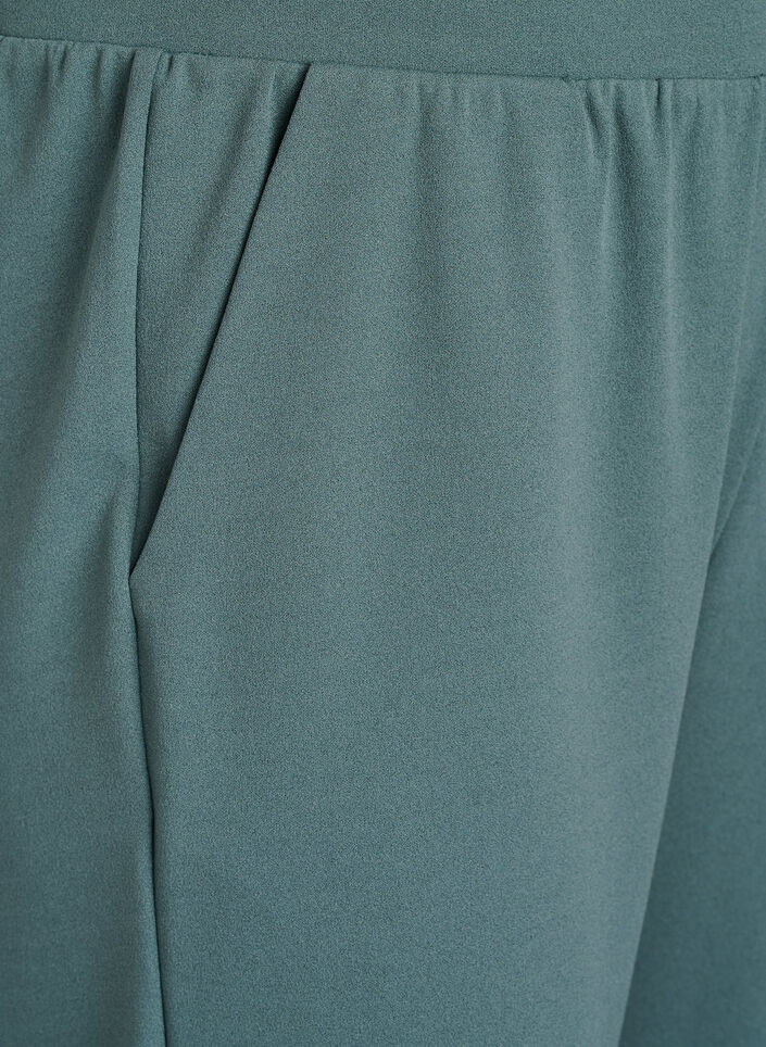 FLASH - Culotte taille haute à coupe ample, Vert foncé, Packshot image number 2