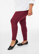 Katoenen legging met voering, Donker Bordeaux, Model image number 0