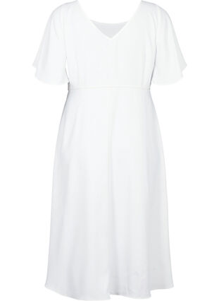 Robe de soirée coupe empire, Bright White, Packshot image number 1