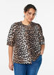 Blouse met patroon en 1/2 mouwen, 9990, Model image number 0