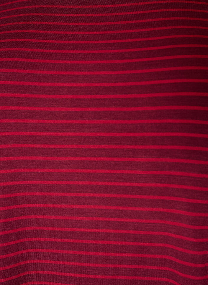 T-shirt ray&eacute; en viscose avec un col rond, Bordeaux, Packshot image number 2