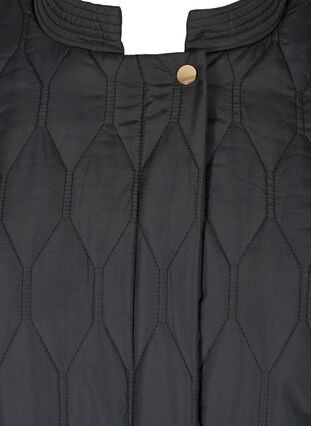 Gewatteerde jas met zakken, Black, Packshot image number 2